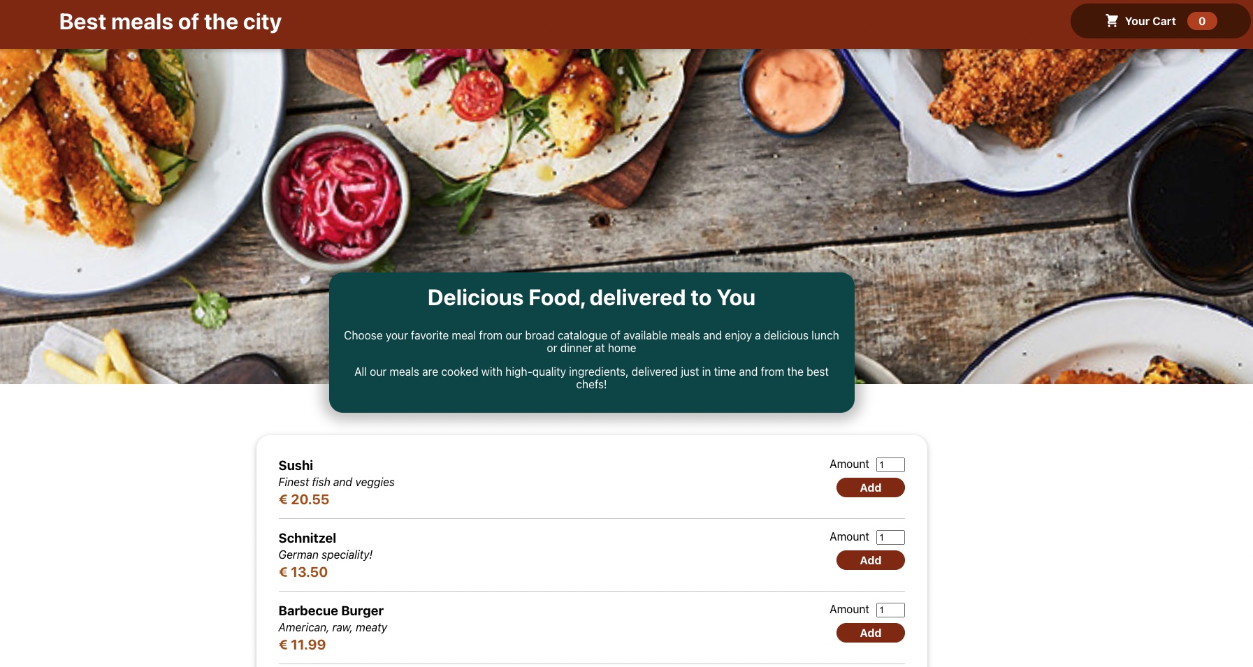 Food Order App